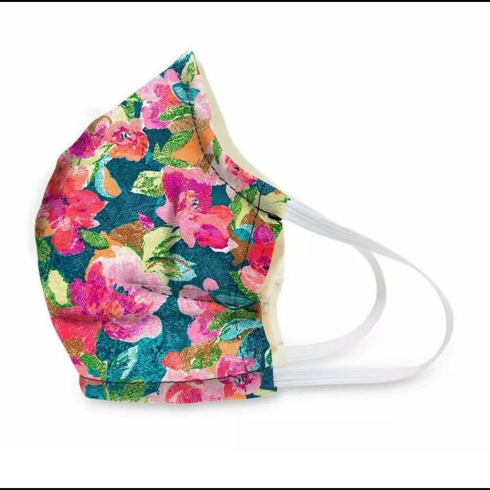 🌻SALE 🌻VINTAGE, RARE, FITTED FACE MASK IN SUPER BLOOM FROM VERA BRADLEY